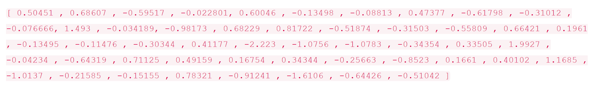 Example of a vector embedding representation (GloVe trained on Wikipedia). Source: Jay Alammar