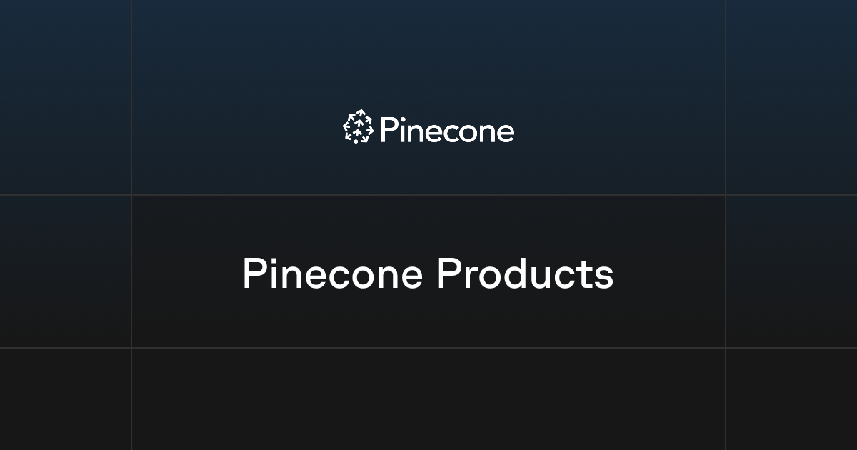 Pinecone Vector Database website preview