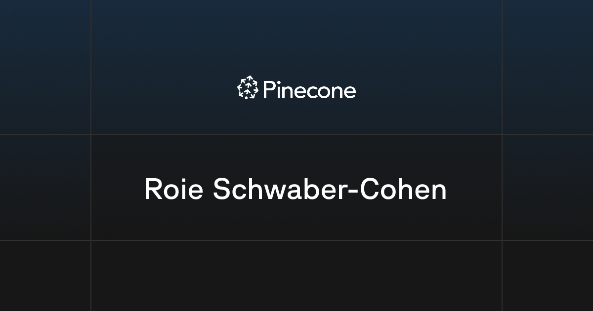 Roie Schwaber-Cohen | Pinecone