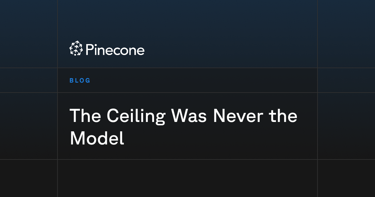 The Ceiling Was Never the Model